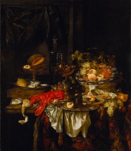 Banquet Still Life by Abraham van Beijeren